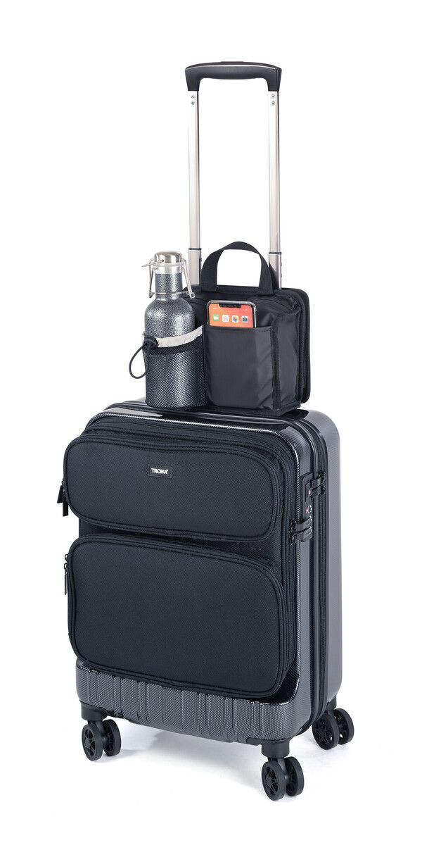 Troika Black on Top Rollaboard Suitcase Organizer