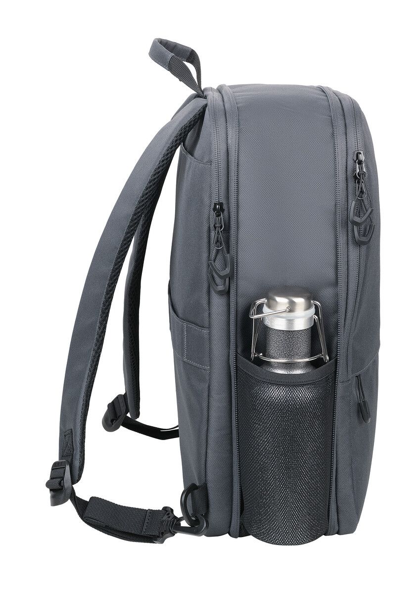Troika Blue Cycle Expandable Laptop Backpack | Sustainable Travel Troika Blue Cycle Expandable Laptop Backpack | Sustainable Travel