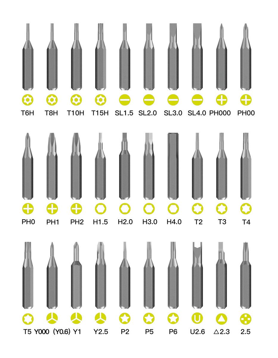 TROIKA BIT PEN TOWER 31  Precision Bit Set with Aluminum Stand
