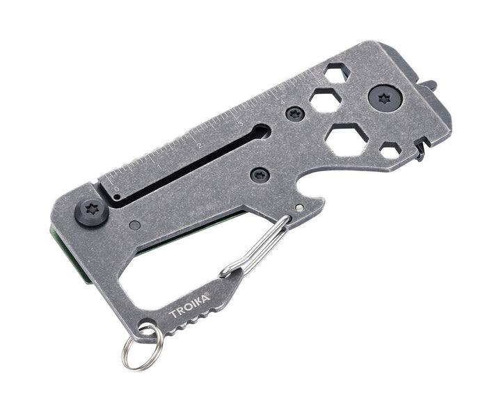 Troika Toolinator 10 function Pocket Multi-Tool Green & Stone-Wash