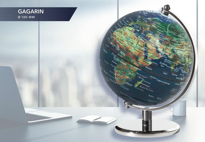 Troika GAGARIN 5 Inch Globe With Metal Base In Variety of Colors and Finishes