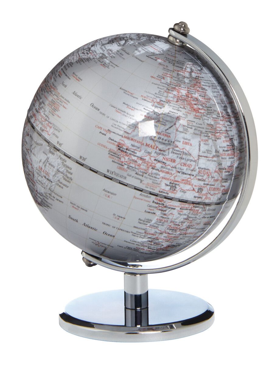Troika GAGARIN 5 Inch Globe With Metal Base In Variety of Colors and Finishes