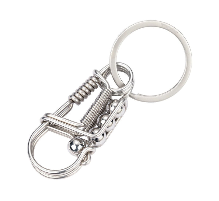 Troika DRAHTZIEHER Carabiner Keychain made from single Stainless Steel Wire