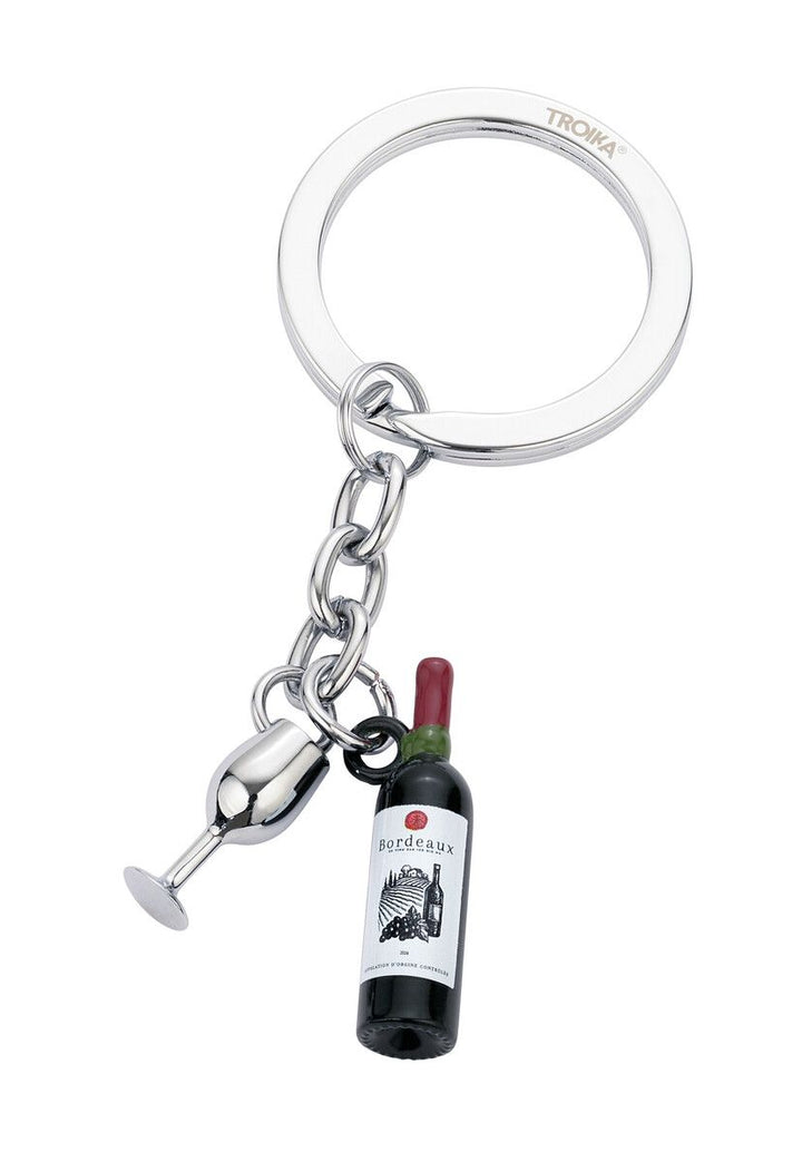 Troika BORDEAUX, Keychain with Two Wine Charms