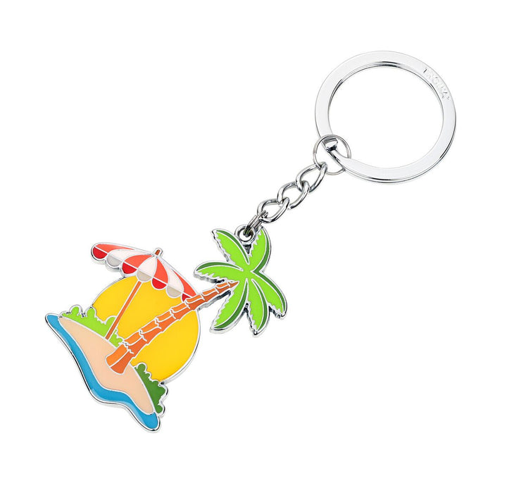 Troika HAPPY HOLIDAY, Tropical Island Charm Keychain