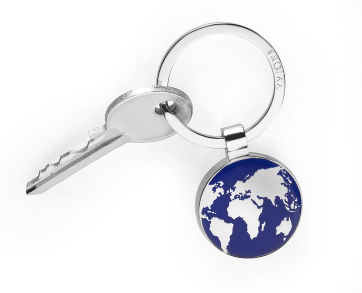 Troika Around the World World Map Pendant Keychain