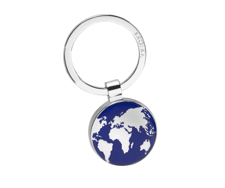 Troika Around the World World Map Pendant Keychain