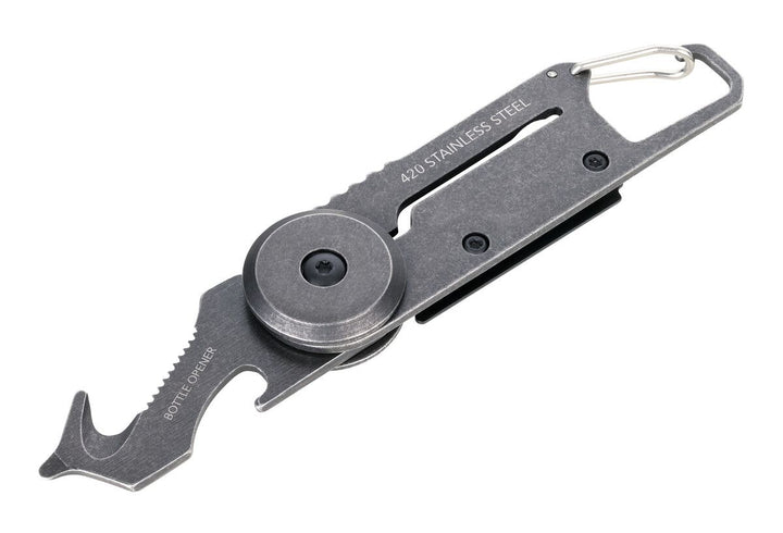 Troika EGON Pocket 5 Function Multi-Tool With Safety Parcel Knife Stone Wash