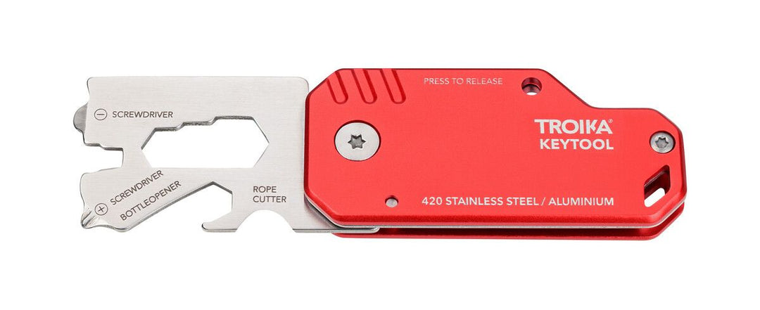 Troika KEYTOOL Pocket 11 Function Multi-Tool With Keychain Loop