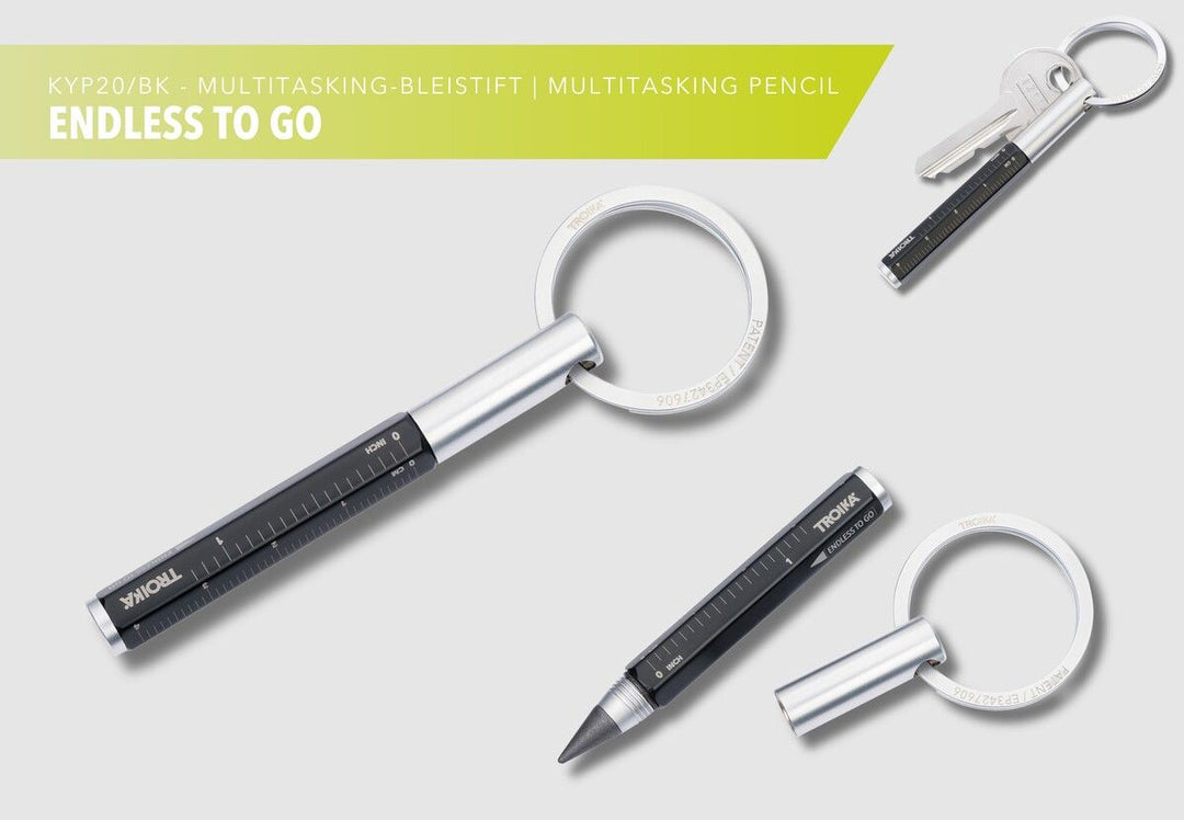 Troika ENDLESS TO GO Endless Pencil On Nail Friendly Keychain