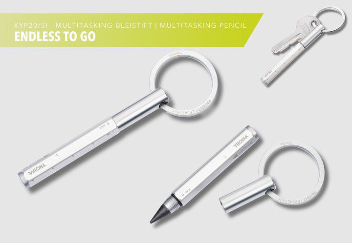 Troika ENDLESS TO GO Endless Pencil On Nail Friendly Keychain