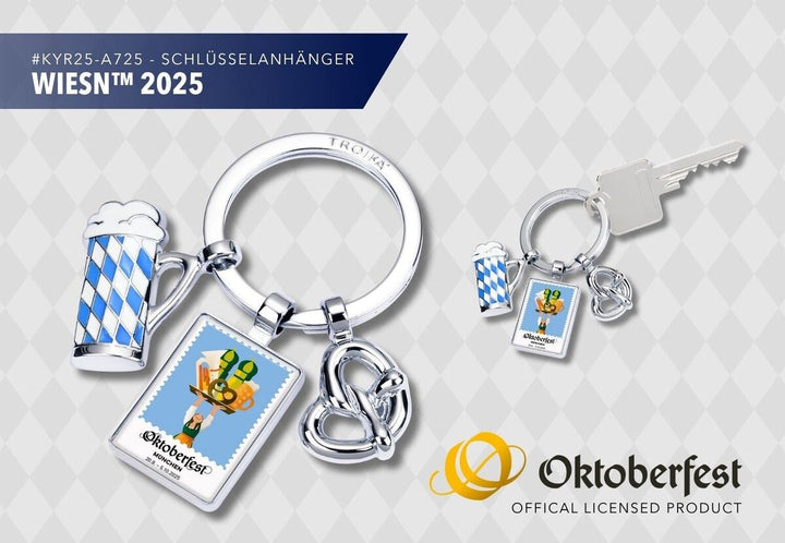 Troika Keychain WIESN™ 2025 Oktoberfest Keychain with 3 Charms