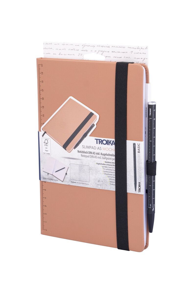 Troika Slimpad A5 Dot Grid Notebook and Pen Set