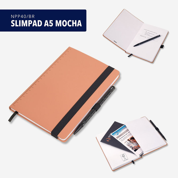 Troika Slimpad A5 Dot Grid Notebook and Pen Set