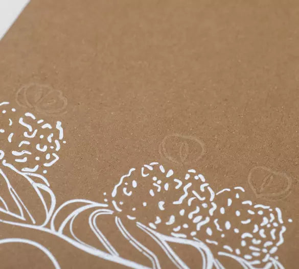 Custom Eco-Friendly Sewn Journals Hazelnut Waste Paper Cover