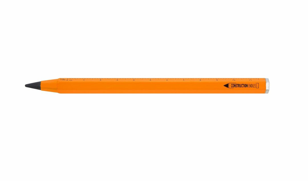 Troika Multi-Tasking Construction Endless Pencil 12.5 Miles of Writing Neon Orange