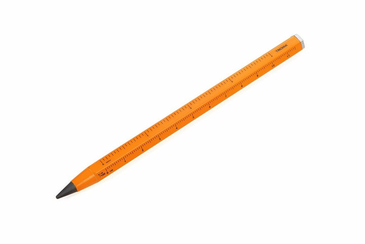 Troika Multi-Tasking Construction Endless Pencil 12.5 Miles of Writing Neon Orange