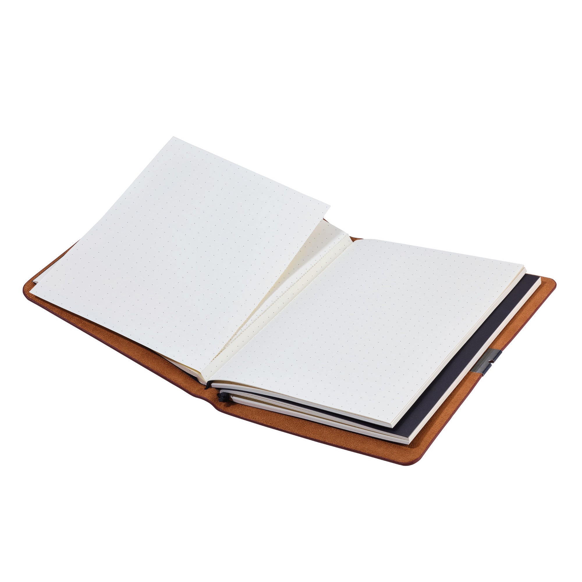 Troika Refillable Dot Grid Bullet Journal Vegan Leather | brandnode.com –  Brandnode.com