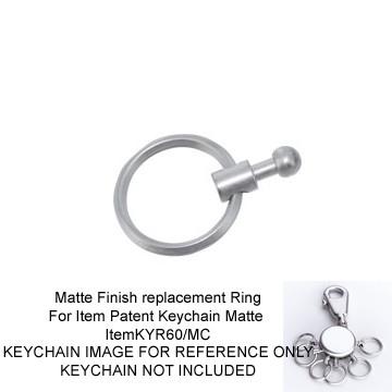 Troika Replacement Ring for Patent Keychain Mat Finish KYR60/MC