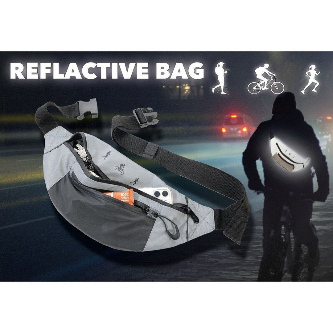 Troika REFLACTIVE, Super Organized Reflector Fanny Pack Belt Bag