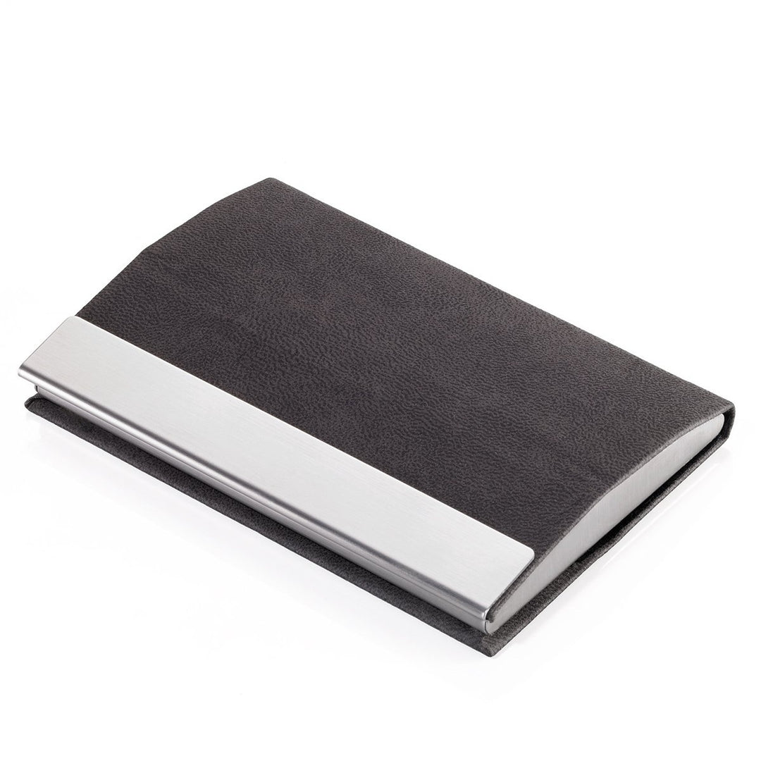 Troika Business Card Case and Stand (Grey), CDC15-04/ST