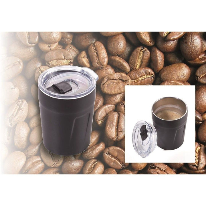 Troika Travel Thermos Espresso Doppio Black, Fits Single Serve Coffee Machines