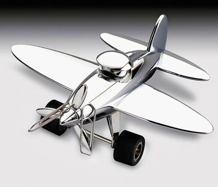 Troika Stop-Over Airplane Paperweight with paperclips, GAM12/CH