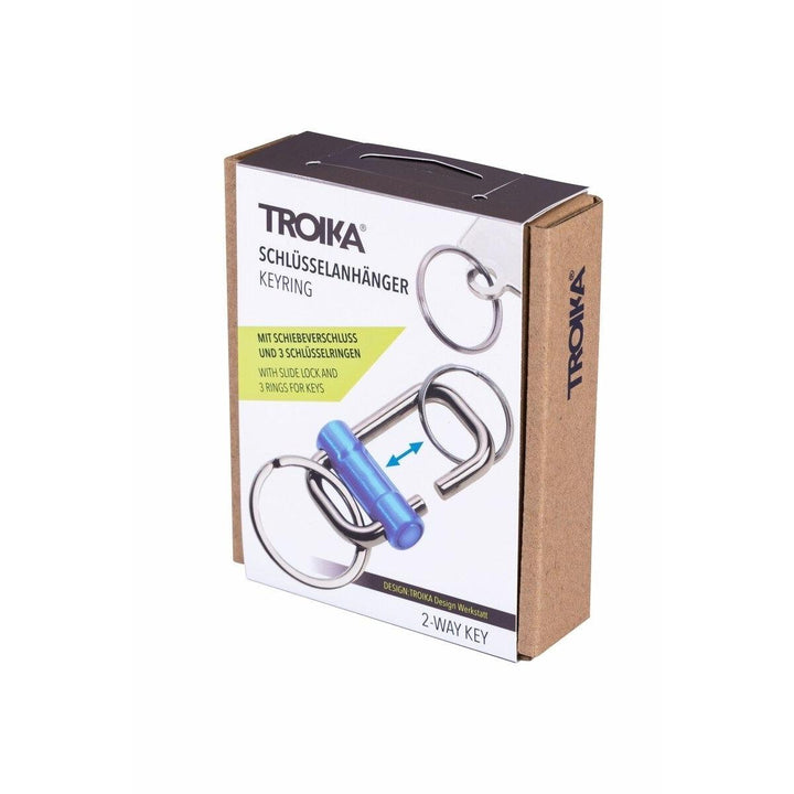 Troika 2-Way Quick Release Keychain in Multiple Color Combination