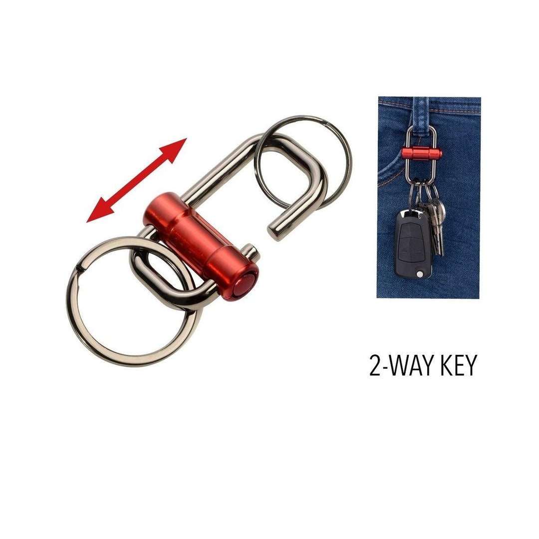 Troika 2-Way Quick Release Keychain in Multiple Color Combination