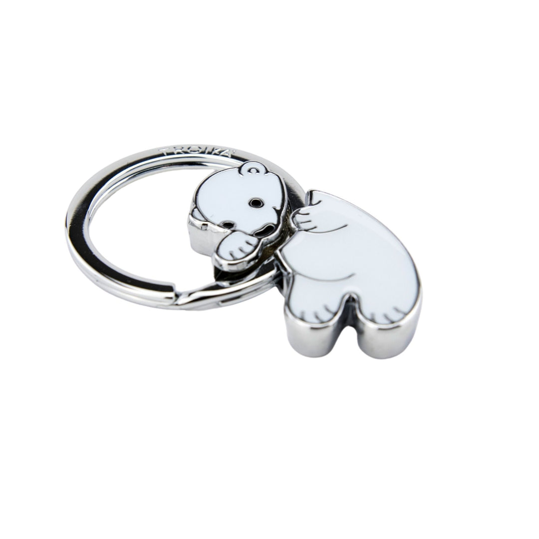 Troika Polar Bear Baby Charm Key Ring