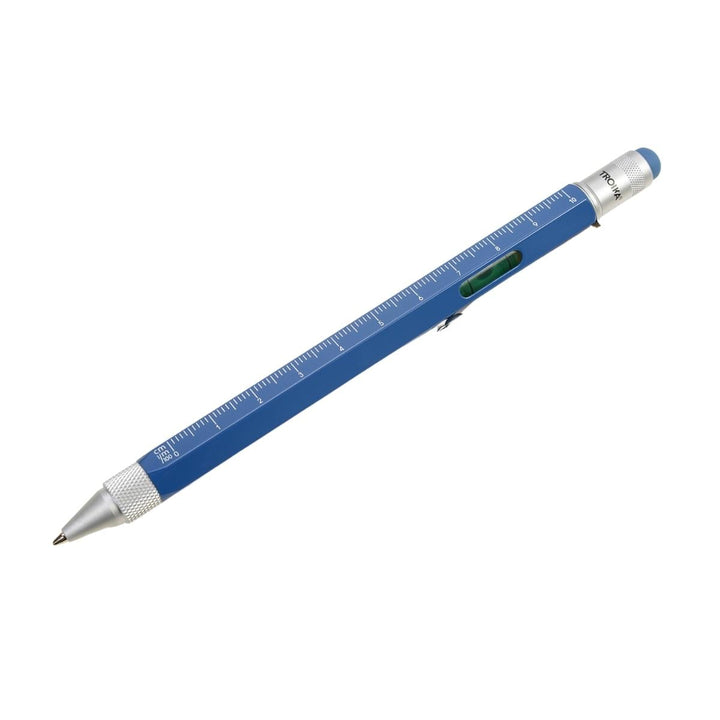 Troika Construction Pen PIP20, Multi-tool Ballpoint Pen Atlantic Blue