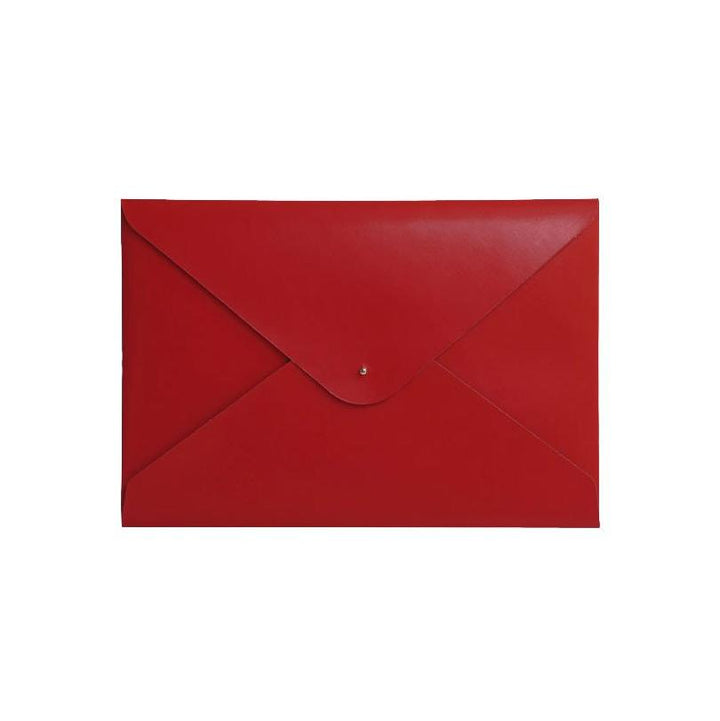 Large Document Folder - Scarlet Red - Paperthinks.us