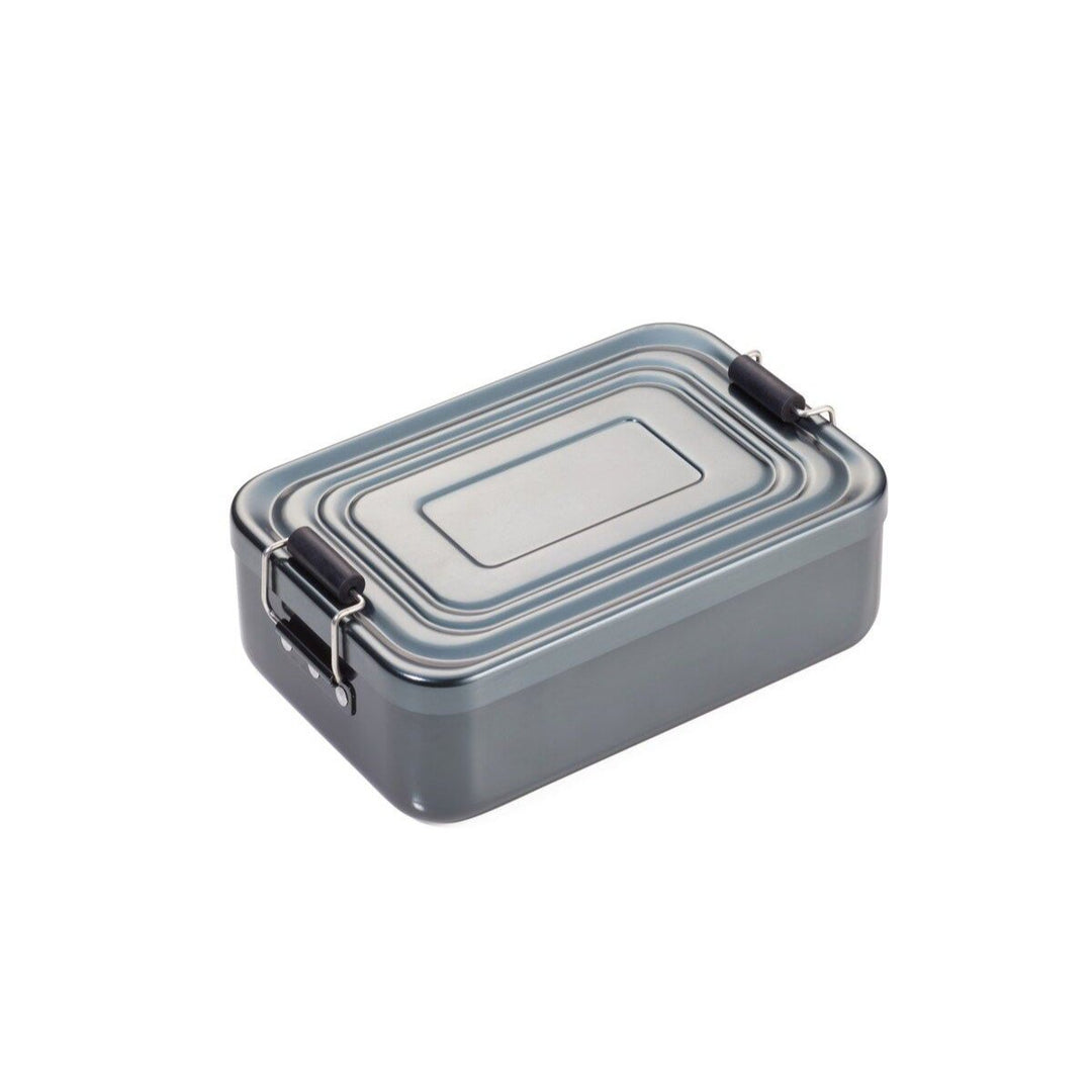 Troika Aluminum Lunch Box with Classic Clip Lock Design Large Blank