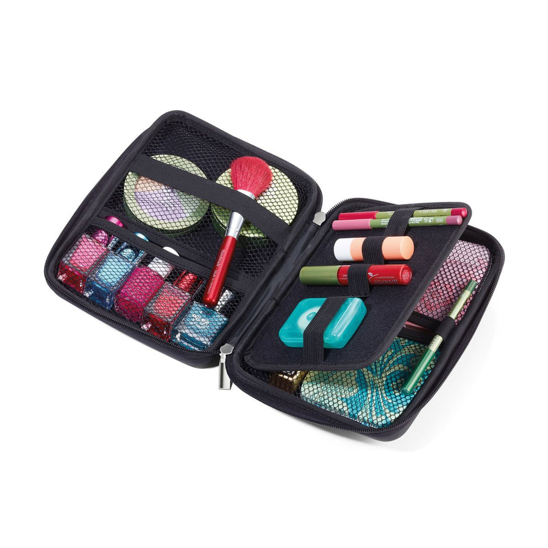 Troika Travel Case and Organizer stored with makeup and beauty products