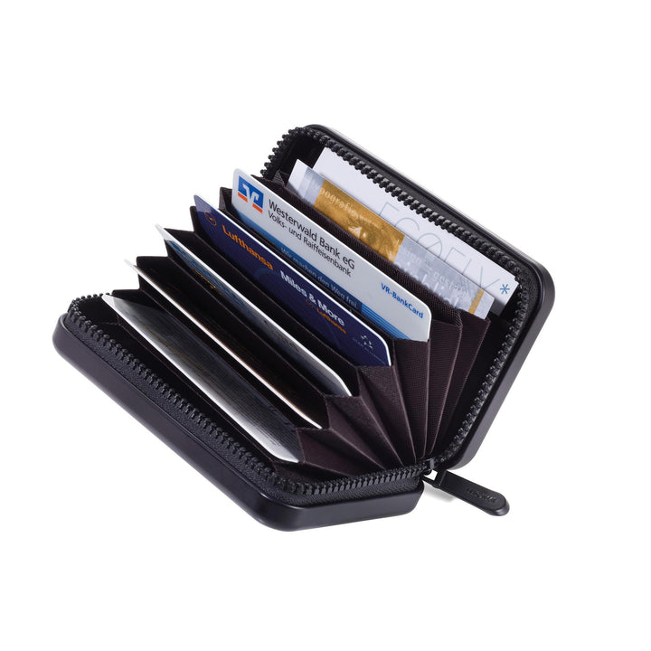Troika KARTENKOFFER Aluminum Wallet Alternative with RFID Protection Black