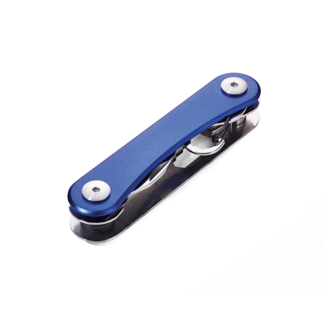 Troika Clever Key Organizer Tool shown with blue back plate