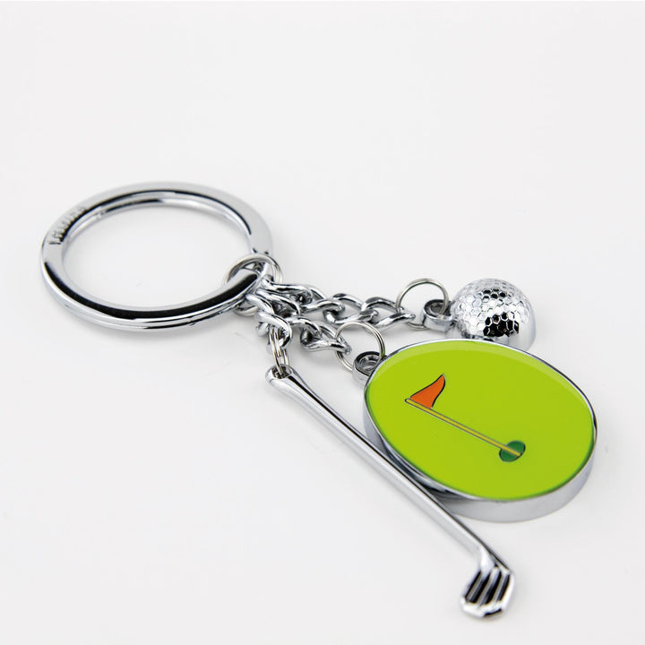 Troika Hole in One Golf-Themed Charm Keyring