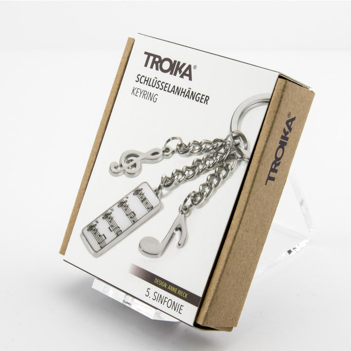 Troika Symphony Music Themed Charm Keyring