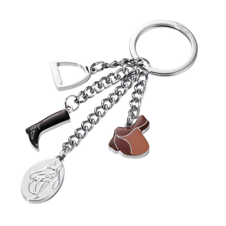 Troika Pferdegluck Equestrian Themed Charm Keyring