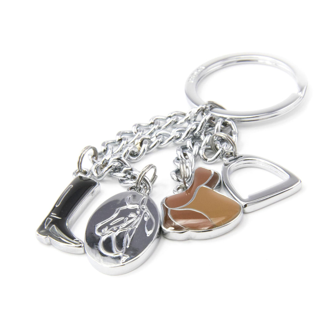 Troika Pferdegluck Equestrian Themed Charm Keyring