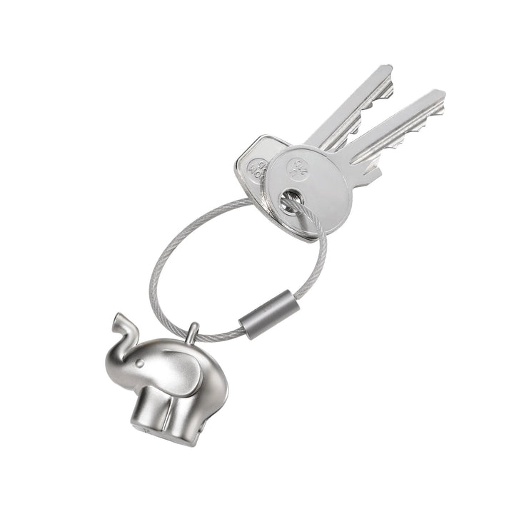 Troika Elephant Key Chain With Nail Friendly Loop