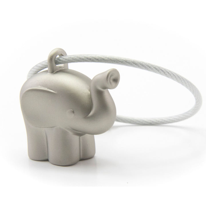 Troika Elephant Key Chain With Nail Friendly Loop