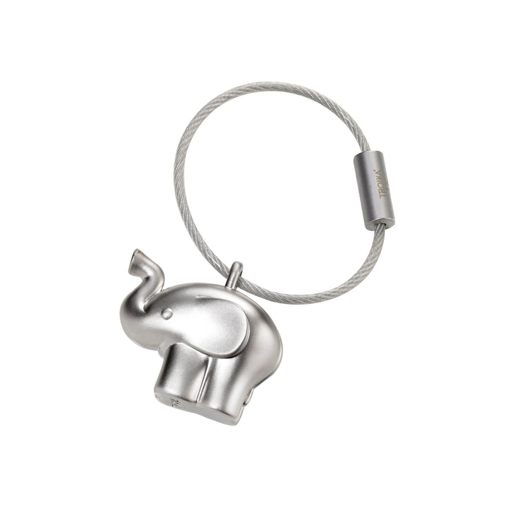 Troika Elephant Key Chain With Nail Friendly Loop