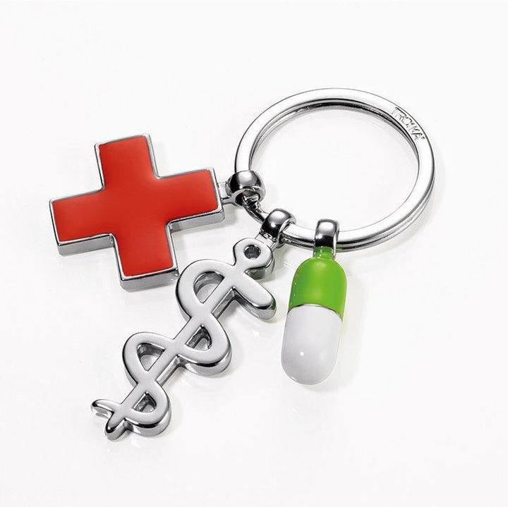 Troika Get Well Medical Charms Key Chain