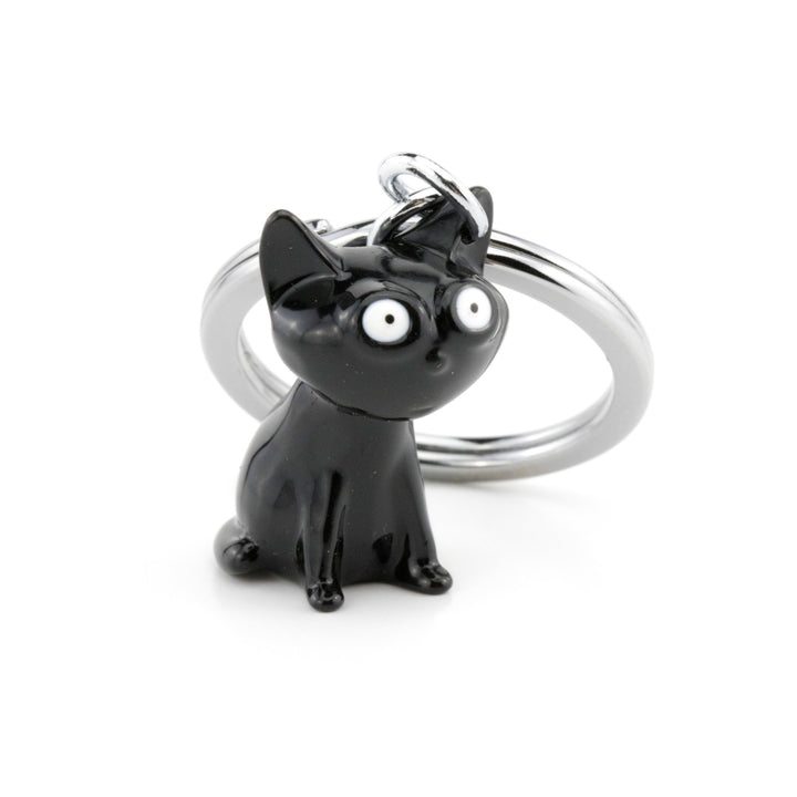 Troika Felix, Keychain Cat Charm in Black