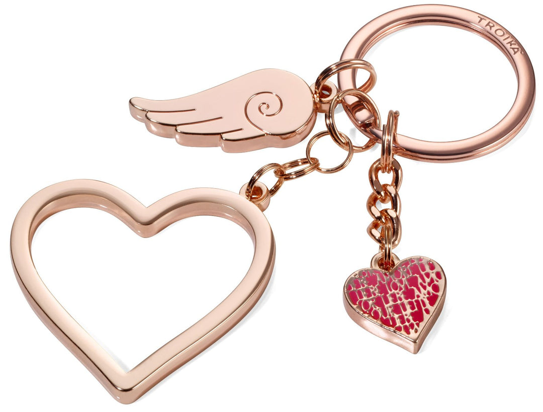 Troika Love is in the Air Key Chain (Rose Gold), KR17-01/RG