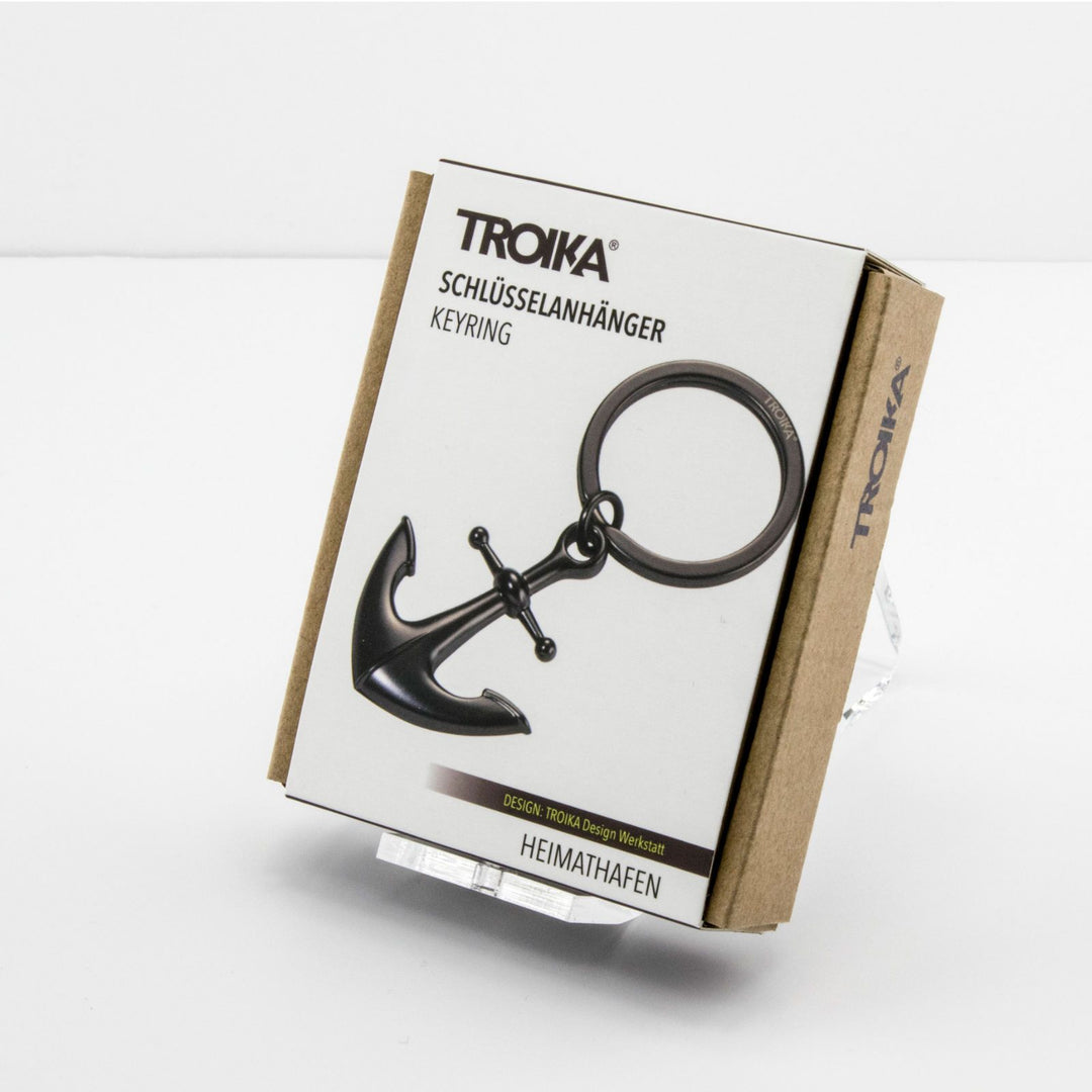 Troika Homeport Anchor Charm Key Ring
