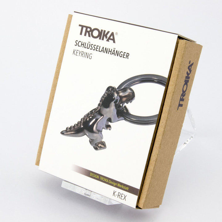 Troika K-Rex, T-Rex Keyring Item KR17-39/GM showing packaging