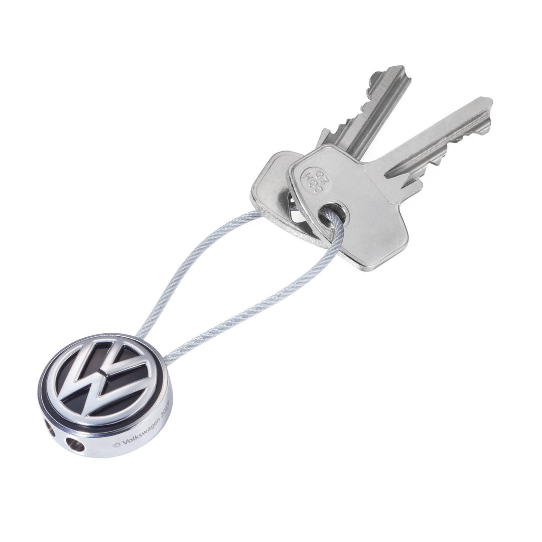Troika VW 3D Logo Loop  Keyring Item KR19-05/VW with Keys