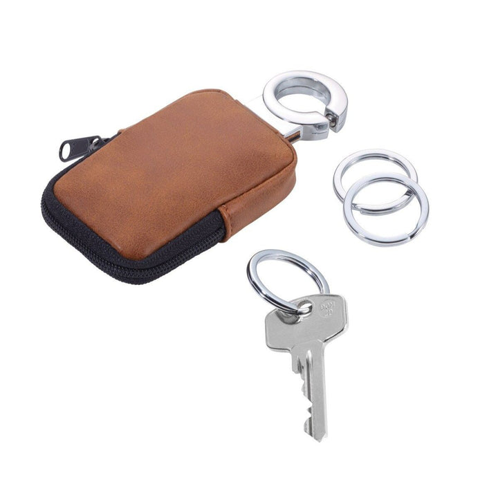 Troika Clean Click Valet Keyring with Coin Pouch and Anti-Bacterial Coating